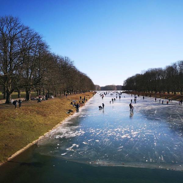 Schlittschuläufer Decksteiner Weiher