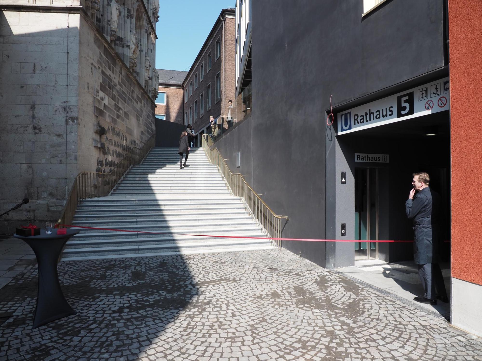 Rotes Haus Treppe