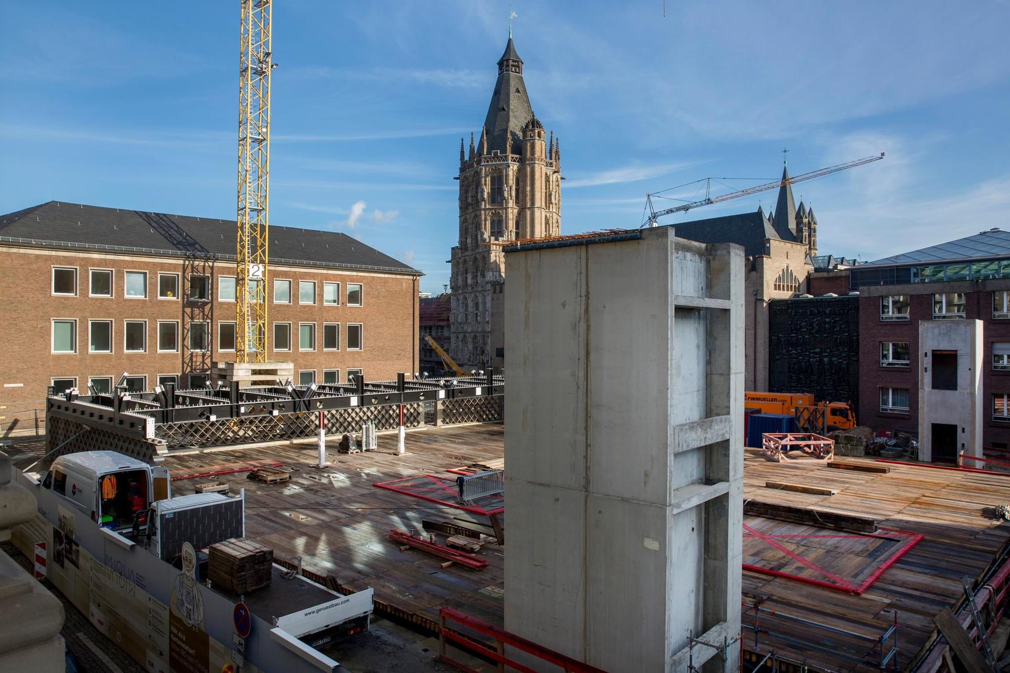 Baustelle Rathaus Miqua