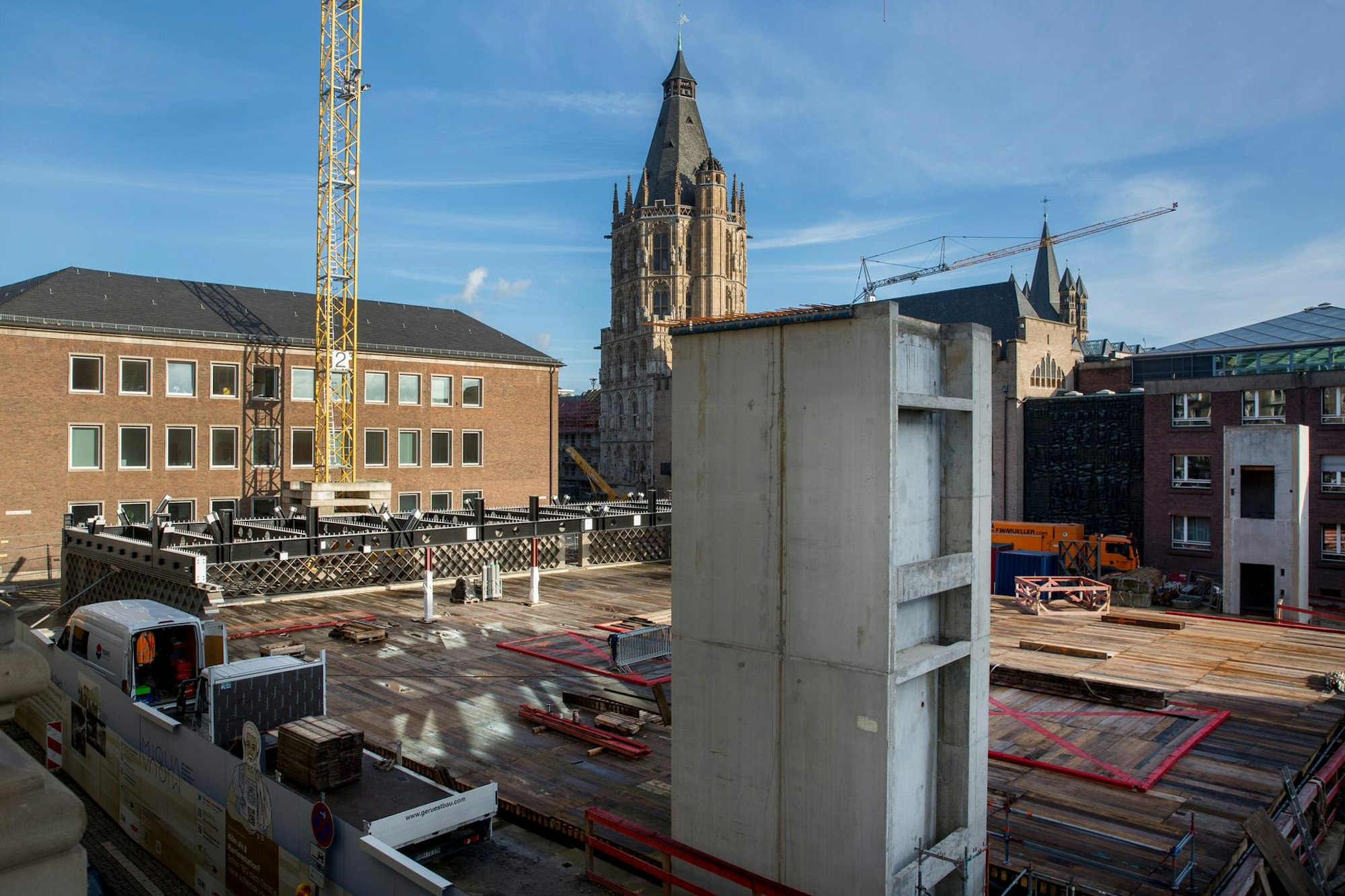 Baustelle Rathaus Miqua