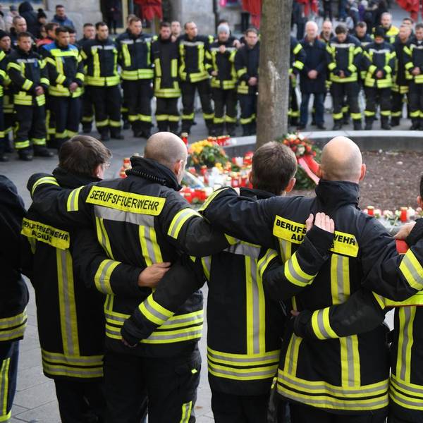 Feuerwehrmänner Augsburg Trauer