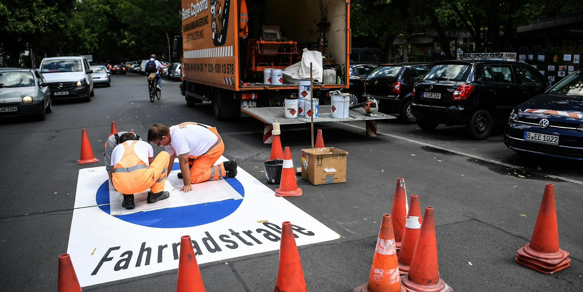 Fahrradstraße Symbol 2 080921
