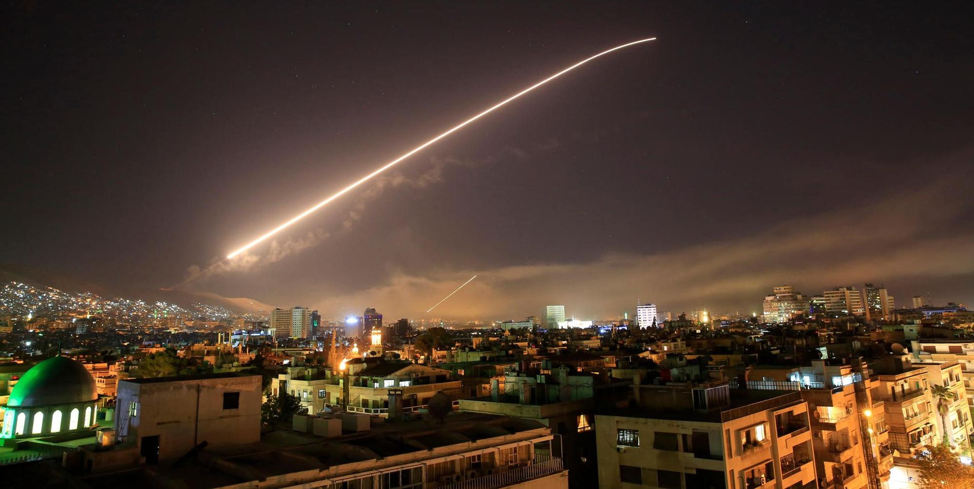 Damaskus Syrien Militärschlag
