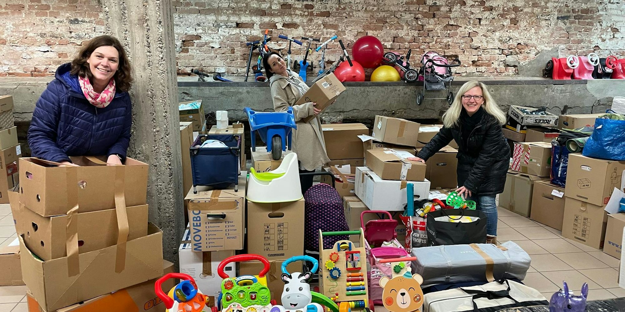 Mütter organisierenSpendenaktion