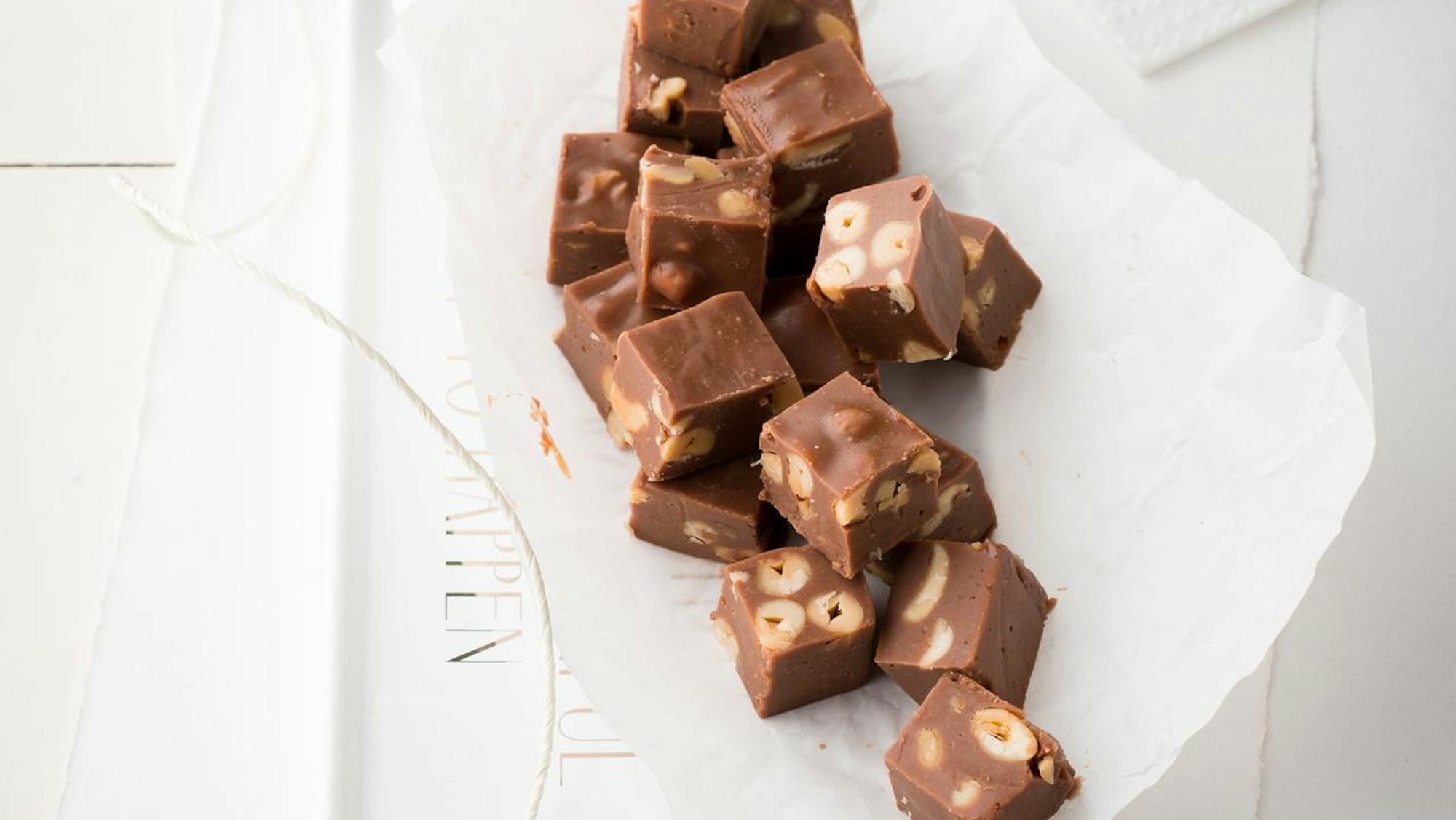 Fudge mit salzigen Erdnüssen
