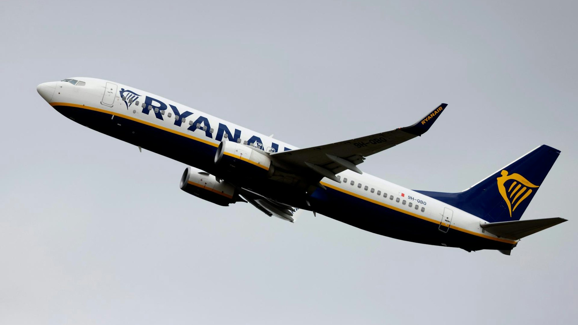 Ein Flieger von Ryanair.