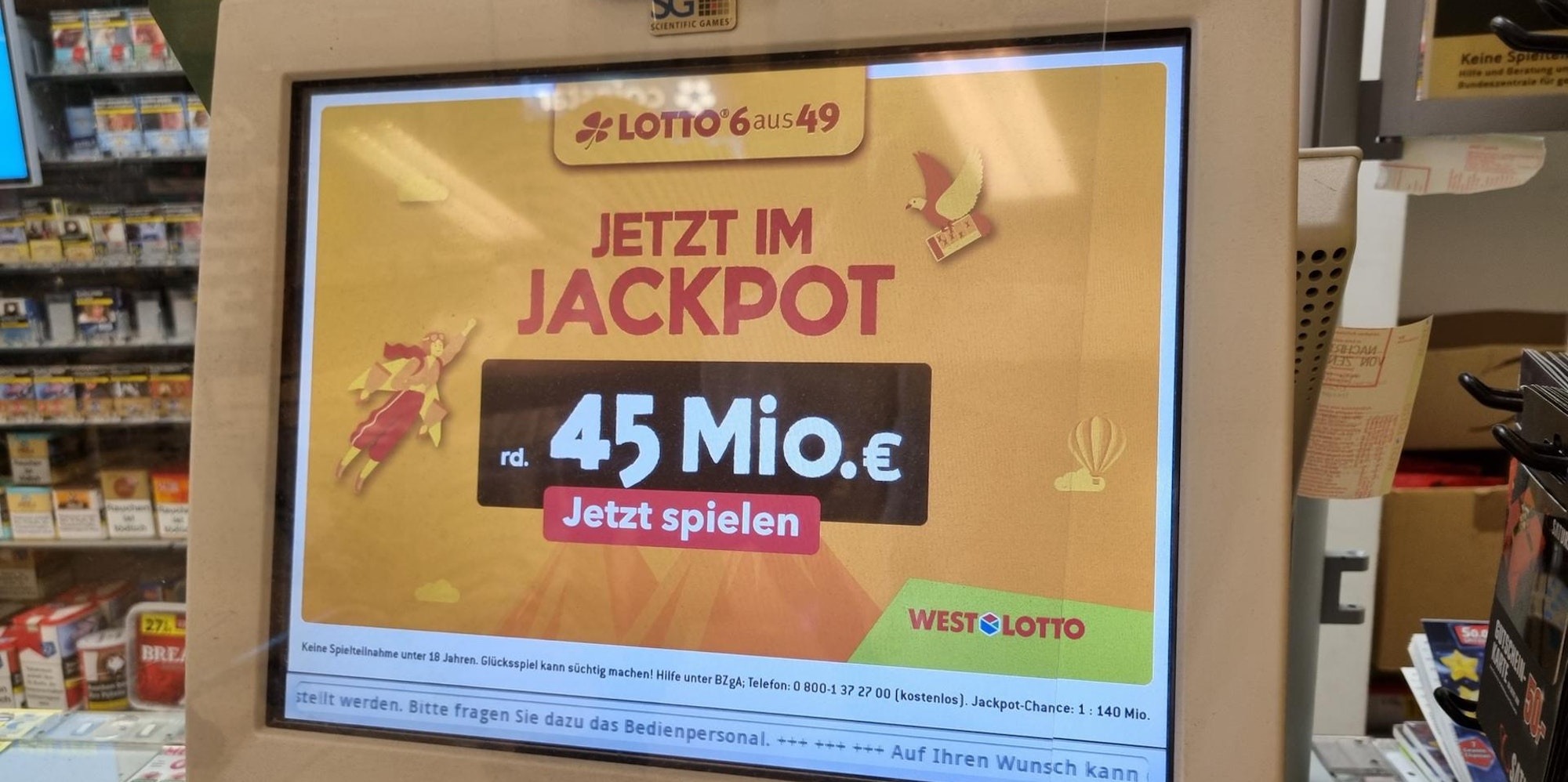 220411 LOTTO 6aus49 - 45 Mio.-Jackpot - (c) Bodo Kemper