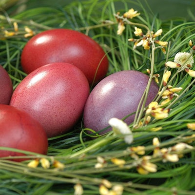 natürlich gefärbte eier