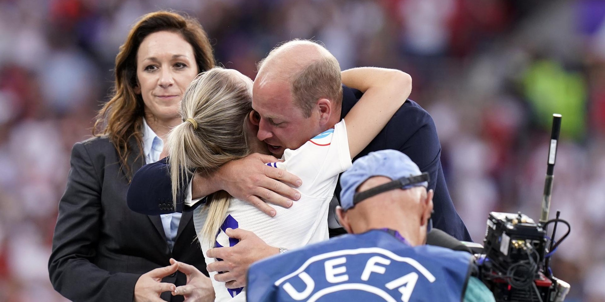 Leah Williamson und Prinz Willia