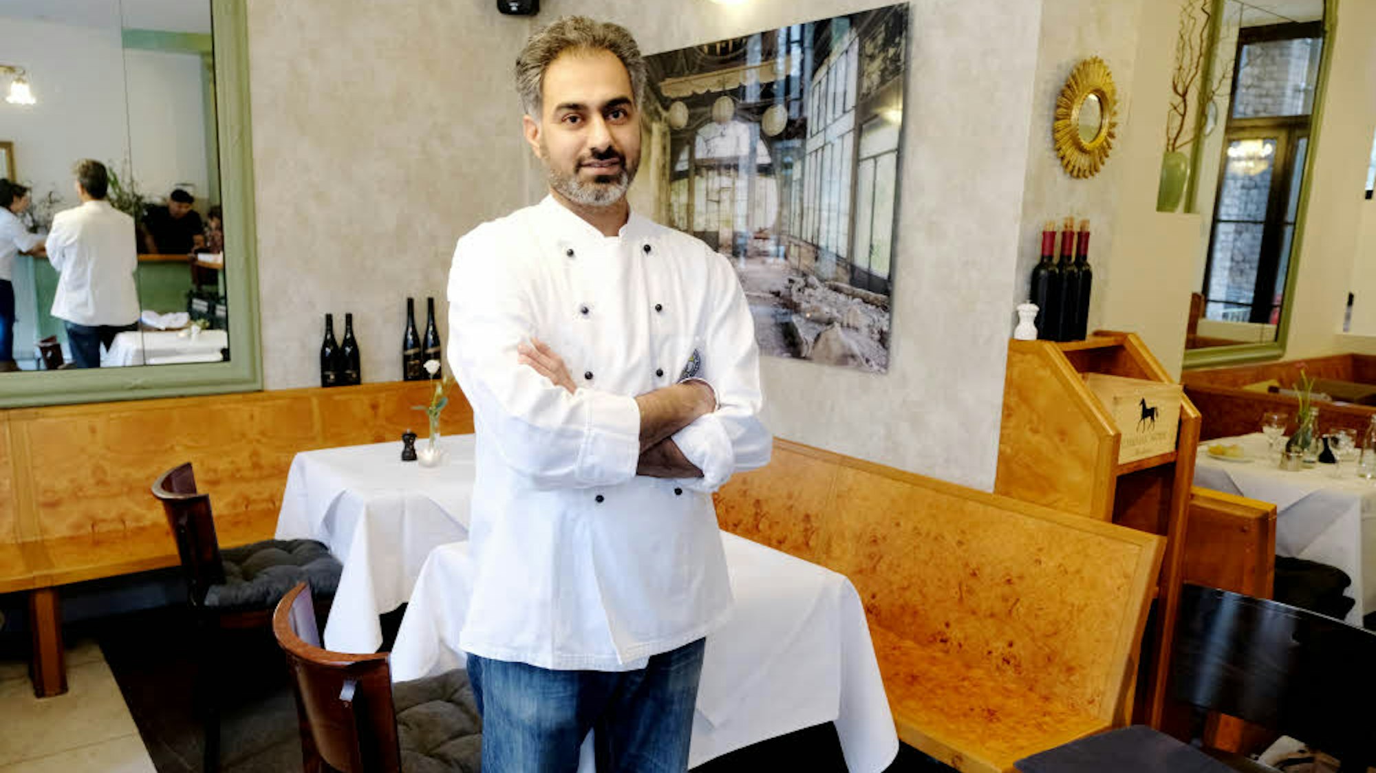 Jaspreet Dhaliwal-Wilmes in seinem Restaurant „Der vierte König“ (Archivbild).