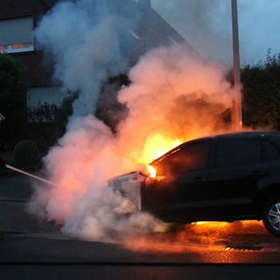 Feuerwehr Autobrand