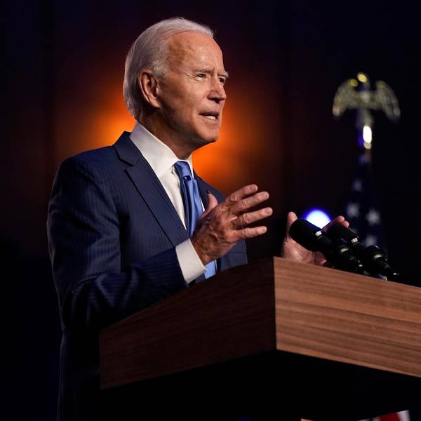 Joe Biden Rednerpult