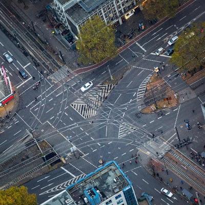 Barbarossaplatz Luftaufnahme