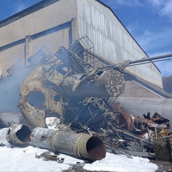 Feuer Zementwerk Kall