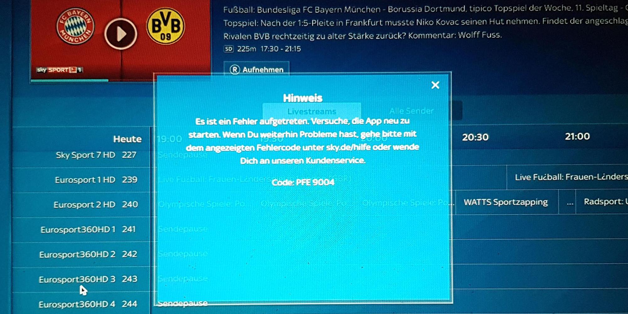 B_Sky-Ausfall Topspiel