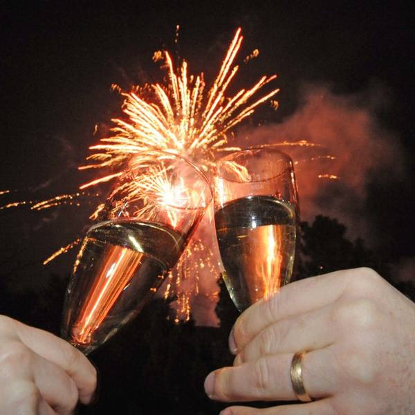 Silvester Feier Sekt