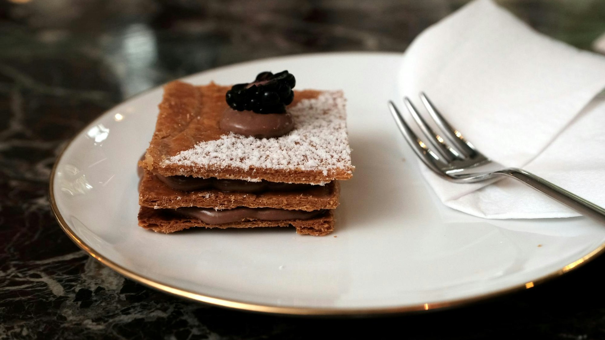 Törtchen in der Villa Kalka.