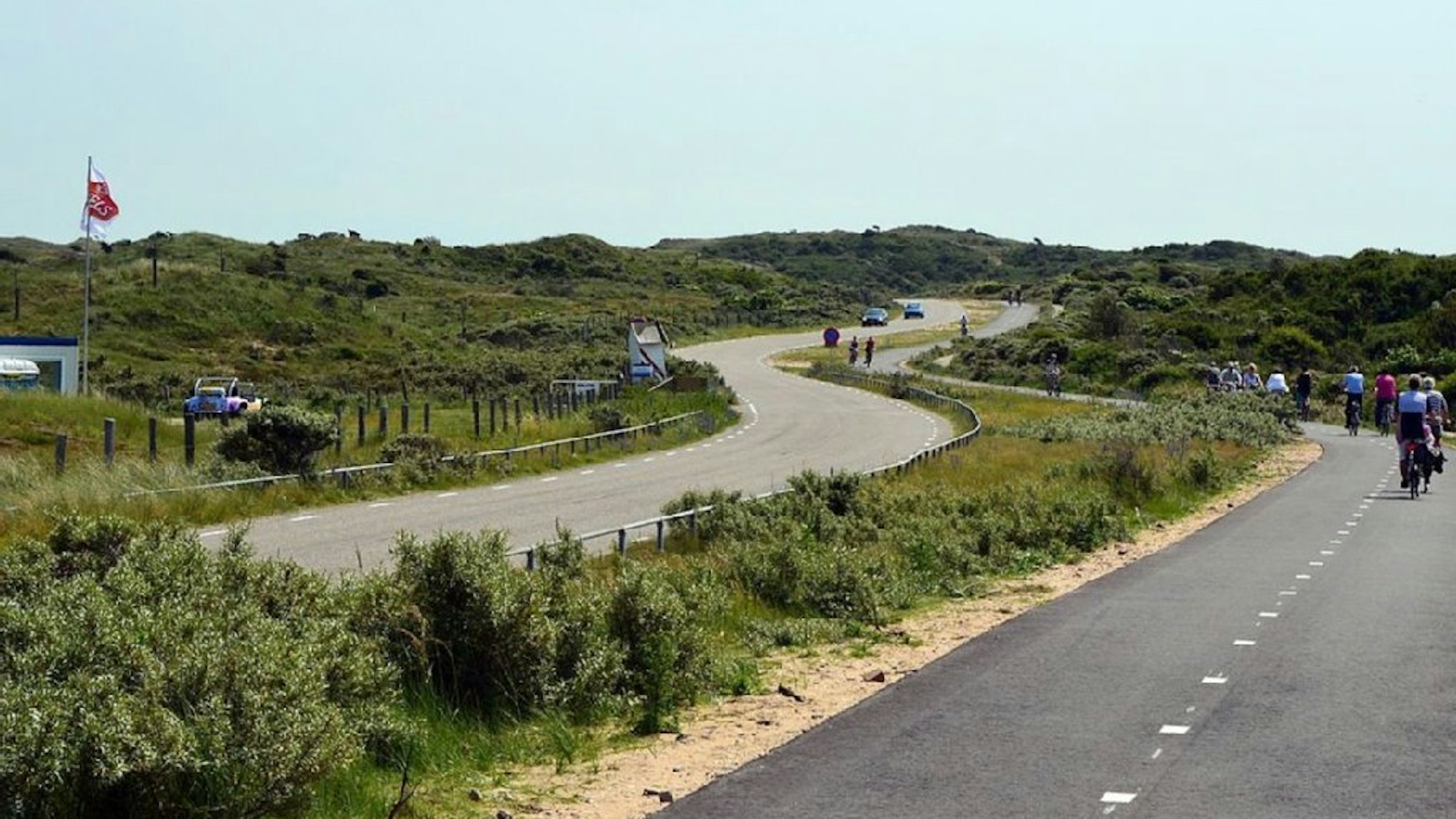 Die Dünenlandschaft von Noordwijk.
