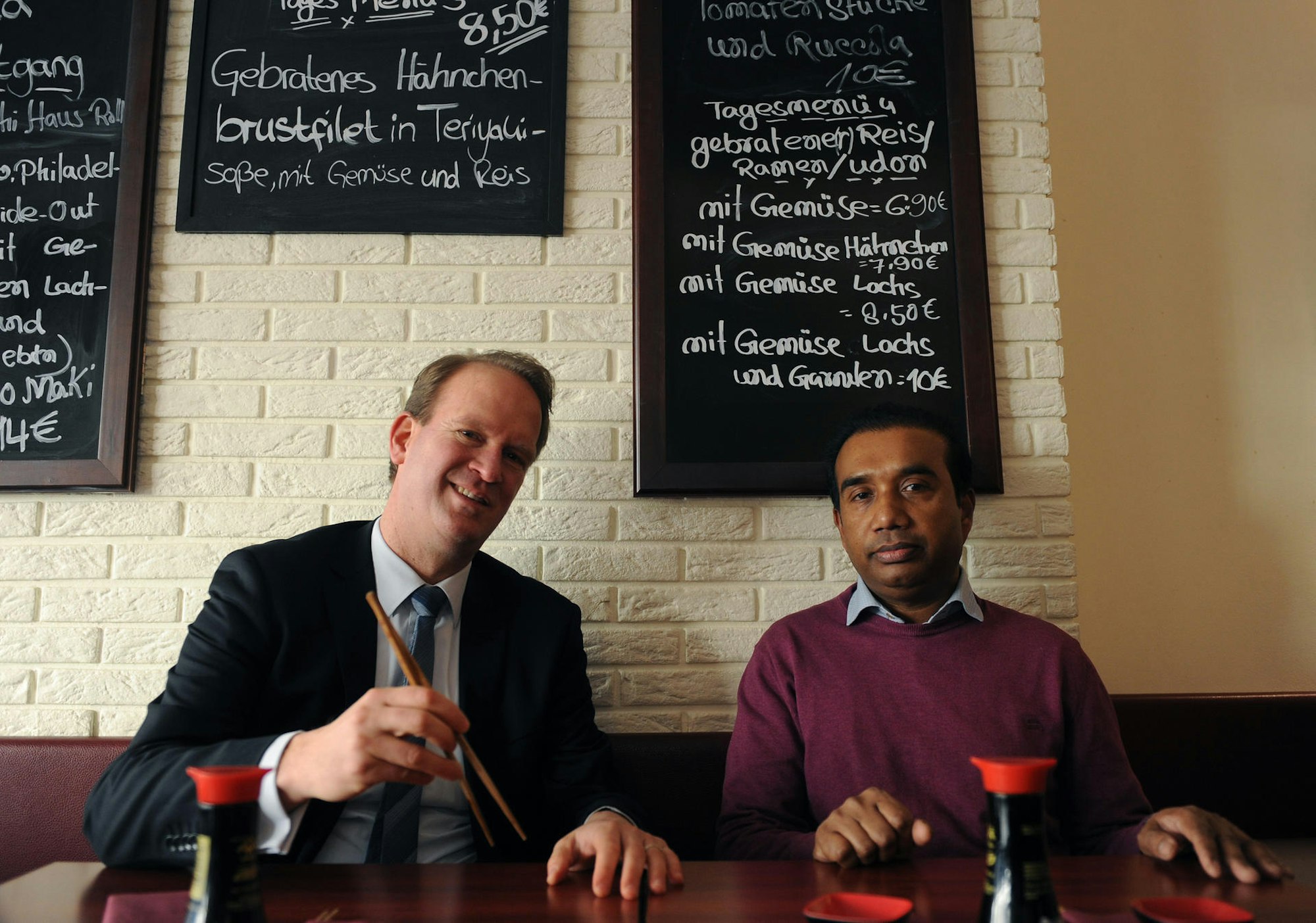 Im Sushi-Haus mit Chef Manik Bhuiyan
