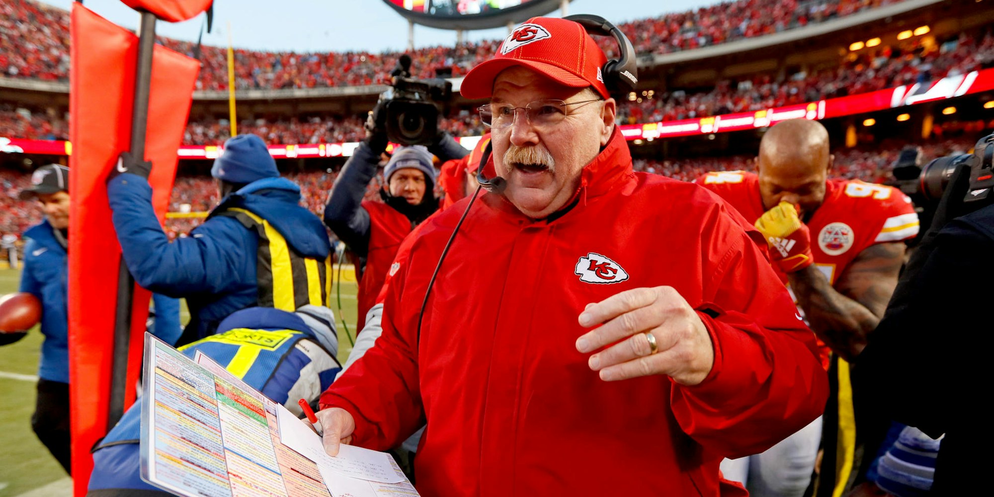 Andy Reid gegen Tennessee Titans