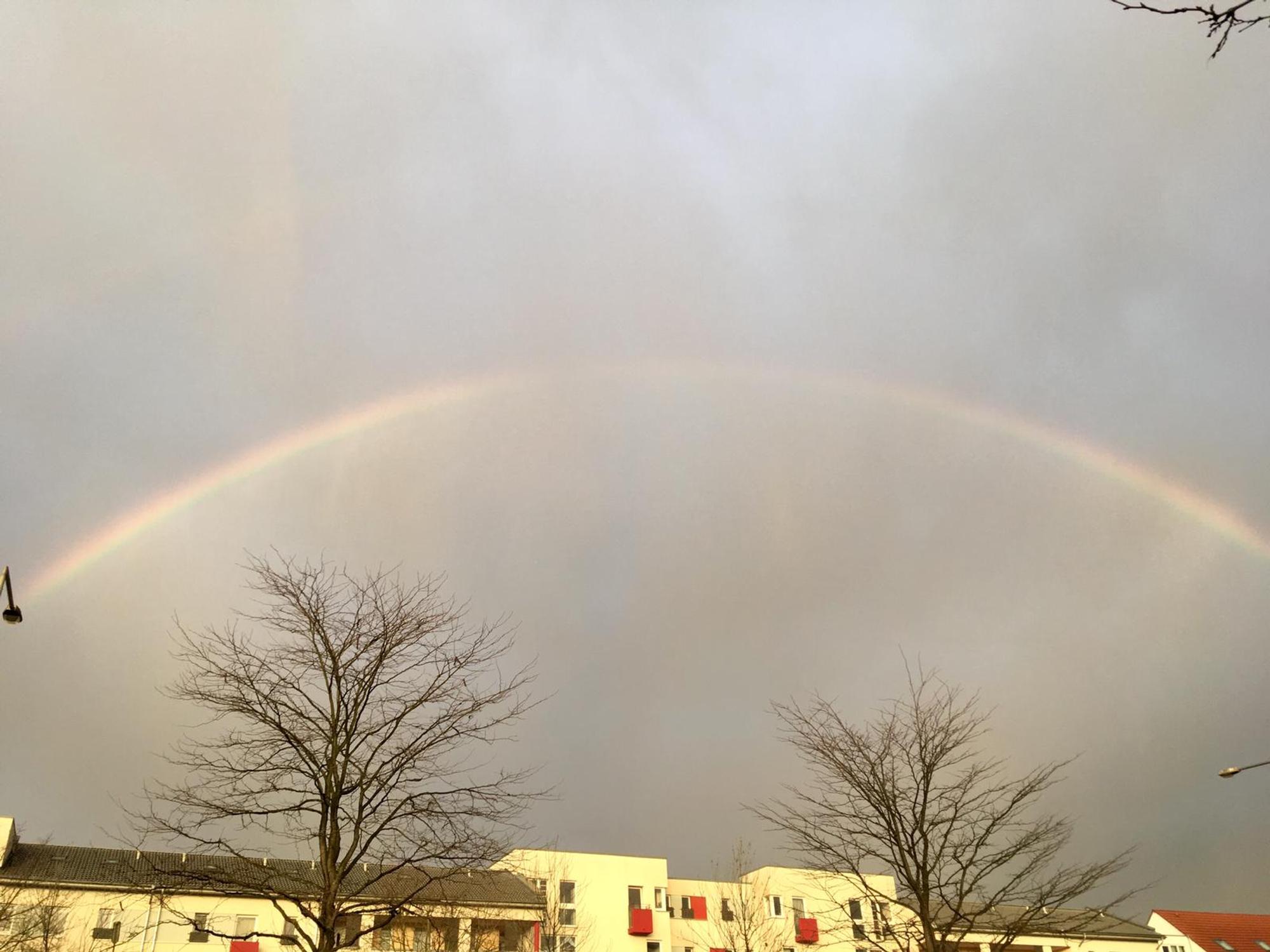 Sabine Regenbogen Gewitter Köln