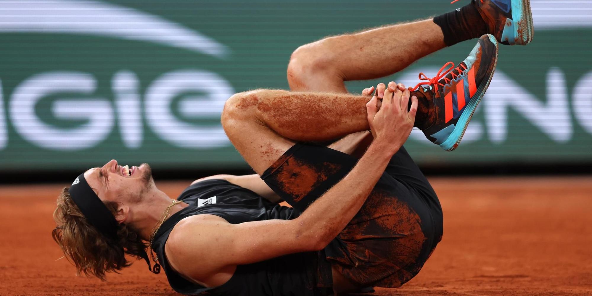 Zverev Frensh Open verletzt