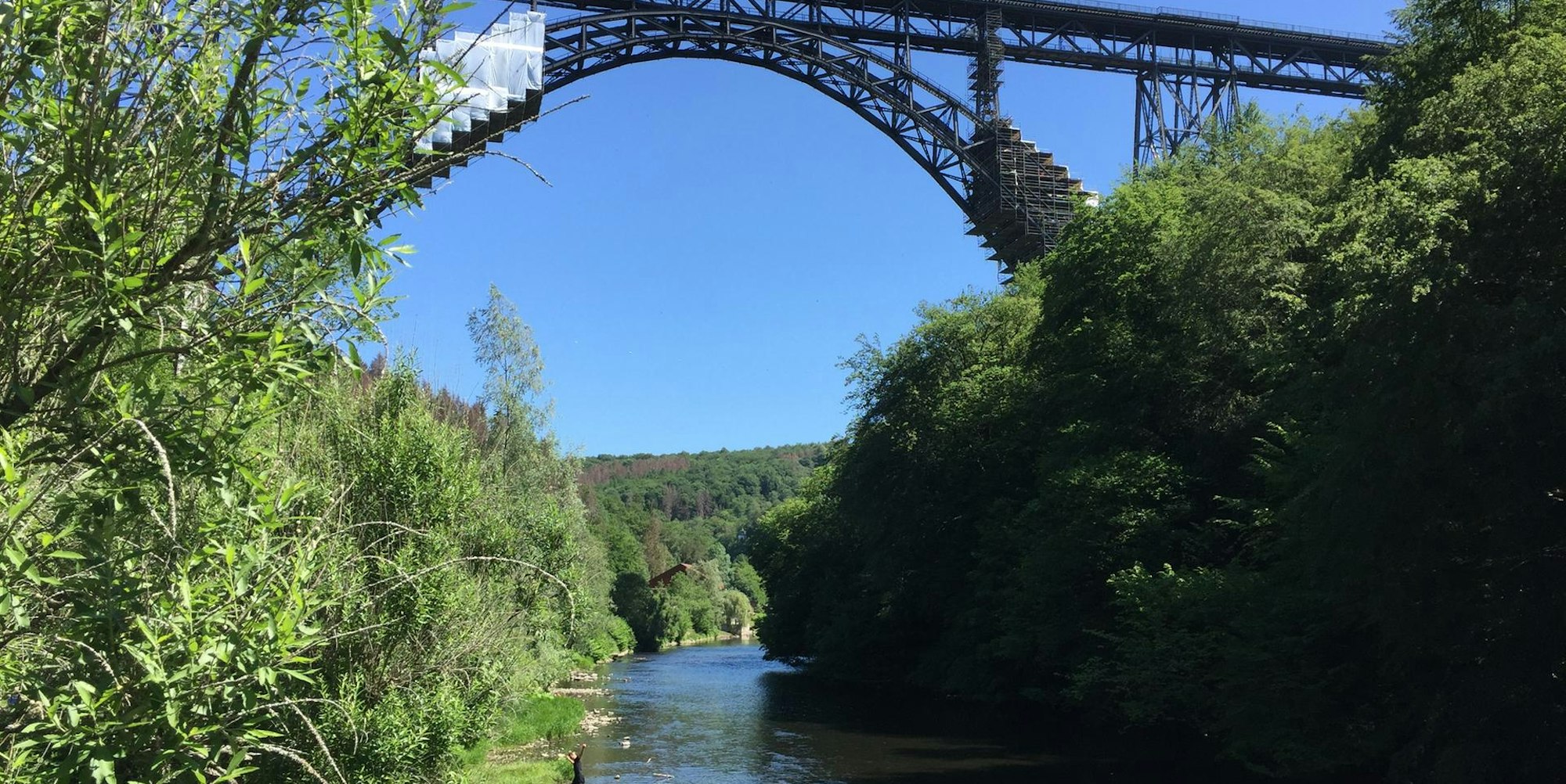 sommerserie wupper Bild 2 - Müngstener Brücke
