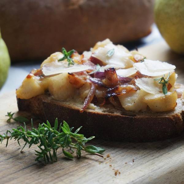bacon birne stulle