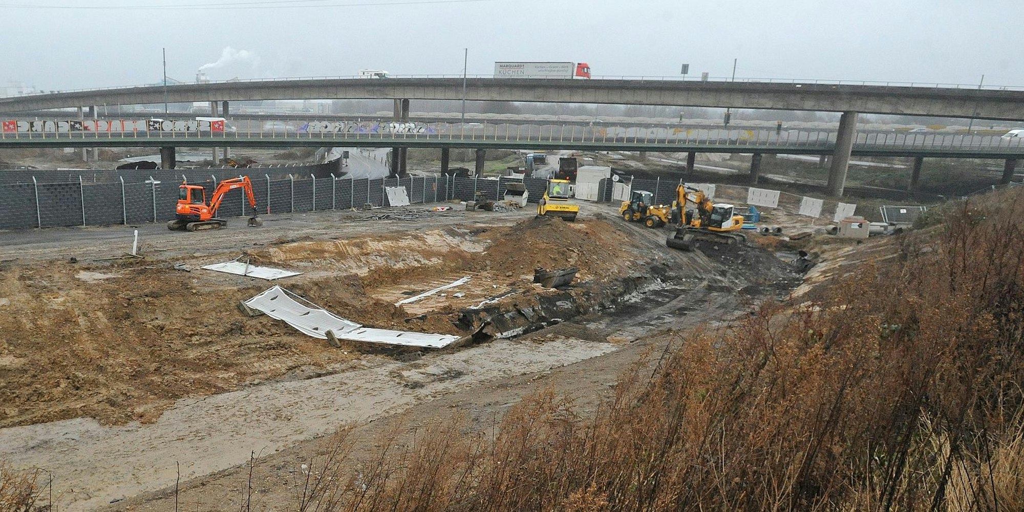 Baustelle Deponie Altlast Lev