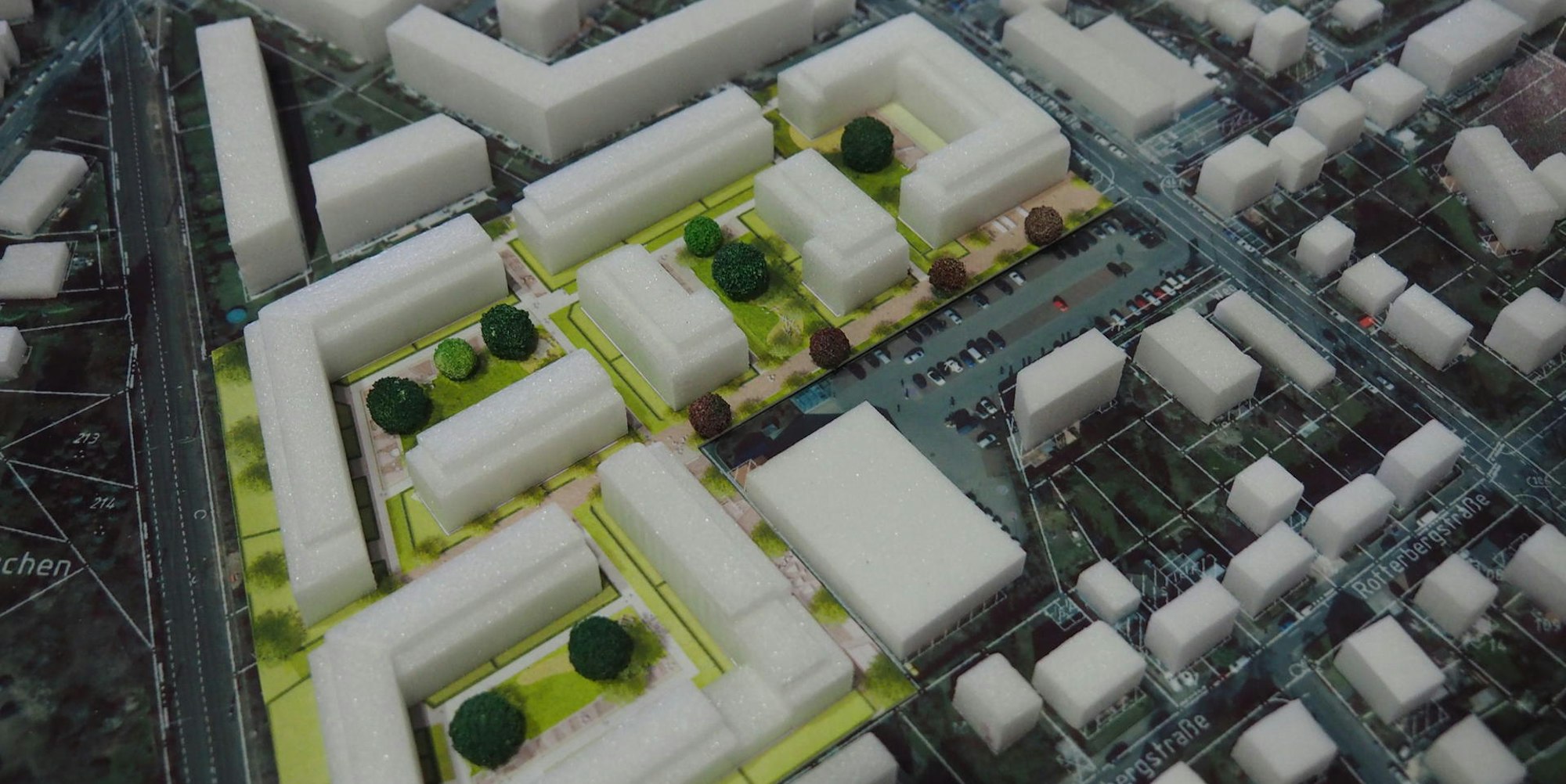 sues Ringstraße 2 Sicht auf das Neubaugebiet Foto Süsser