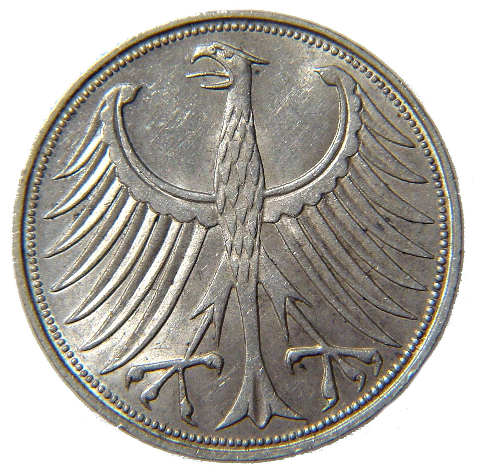 5 Mark hinten 1951