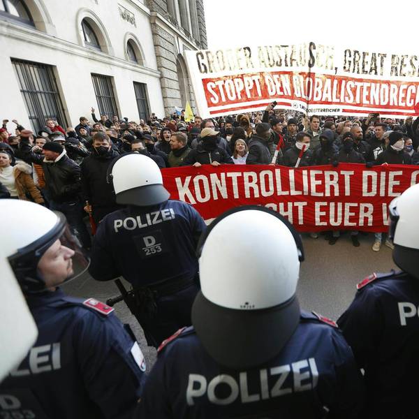 Polizei Wien Demo Nazis