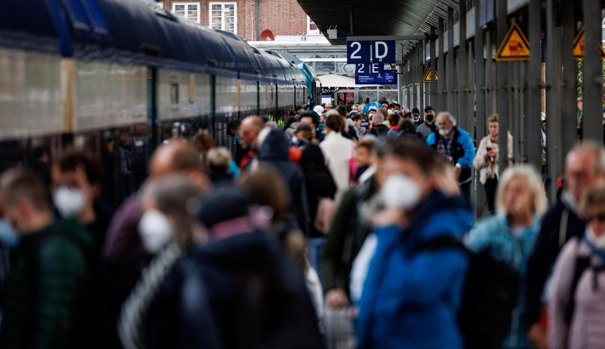 9-Euro-Ticket Sylt Gedränge