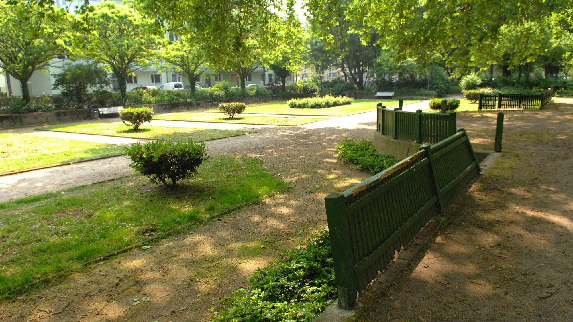 Parkanlage in Köln.