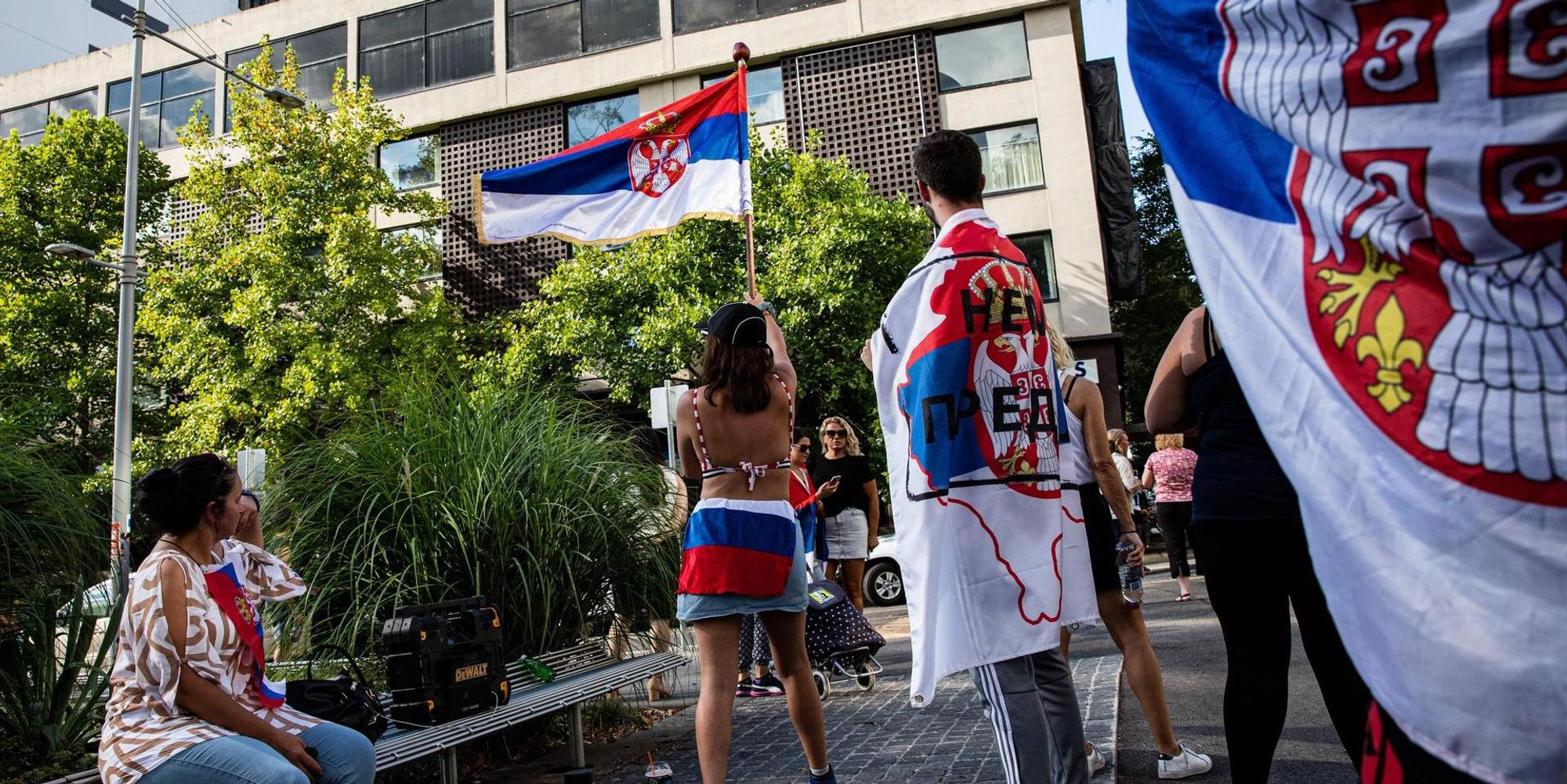 Djokovic Proteste GETTY 060122