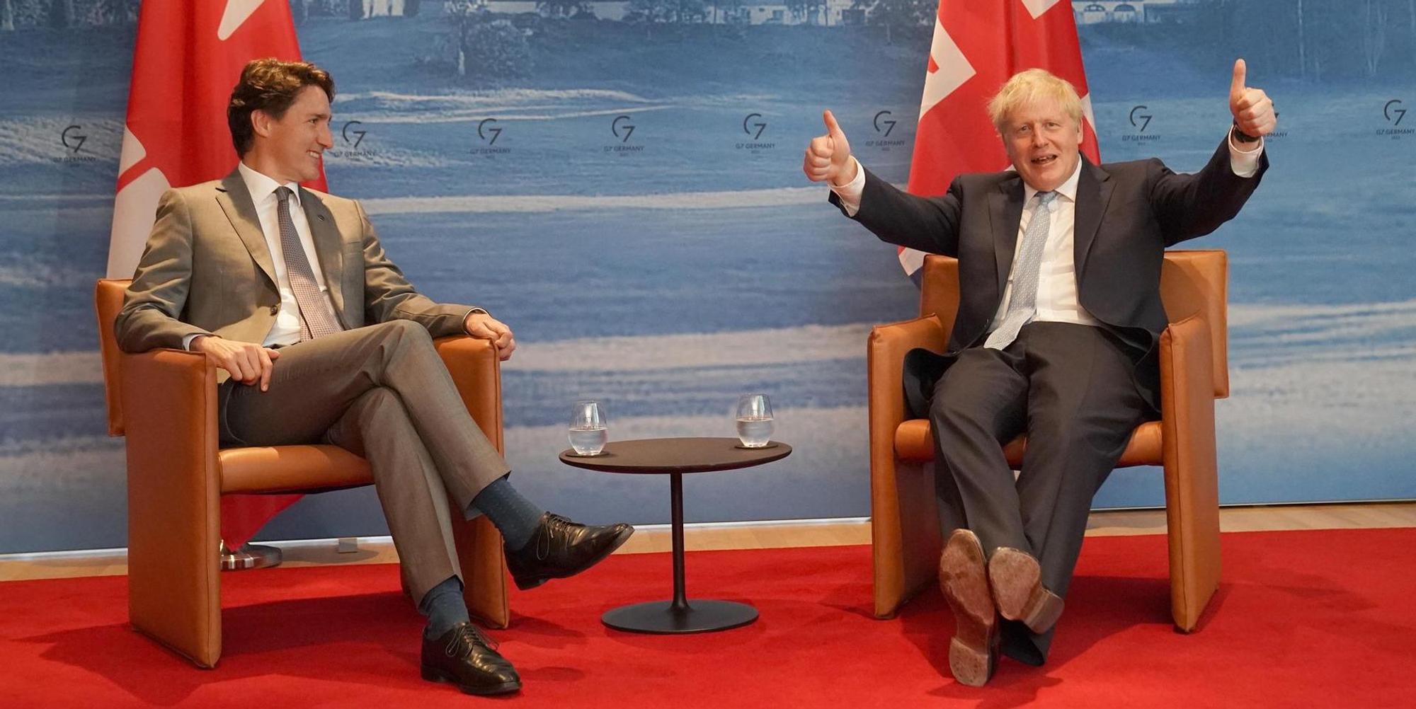 johnson trudeau