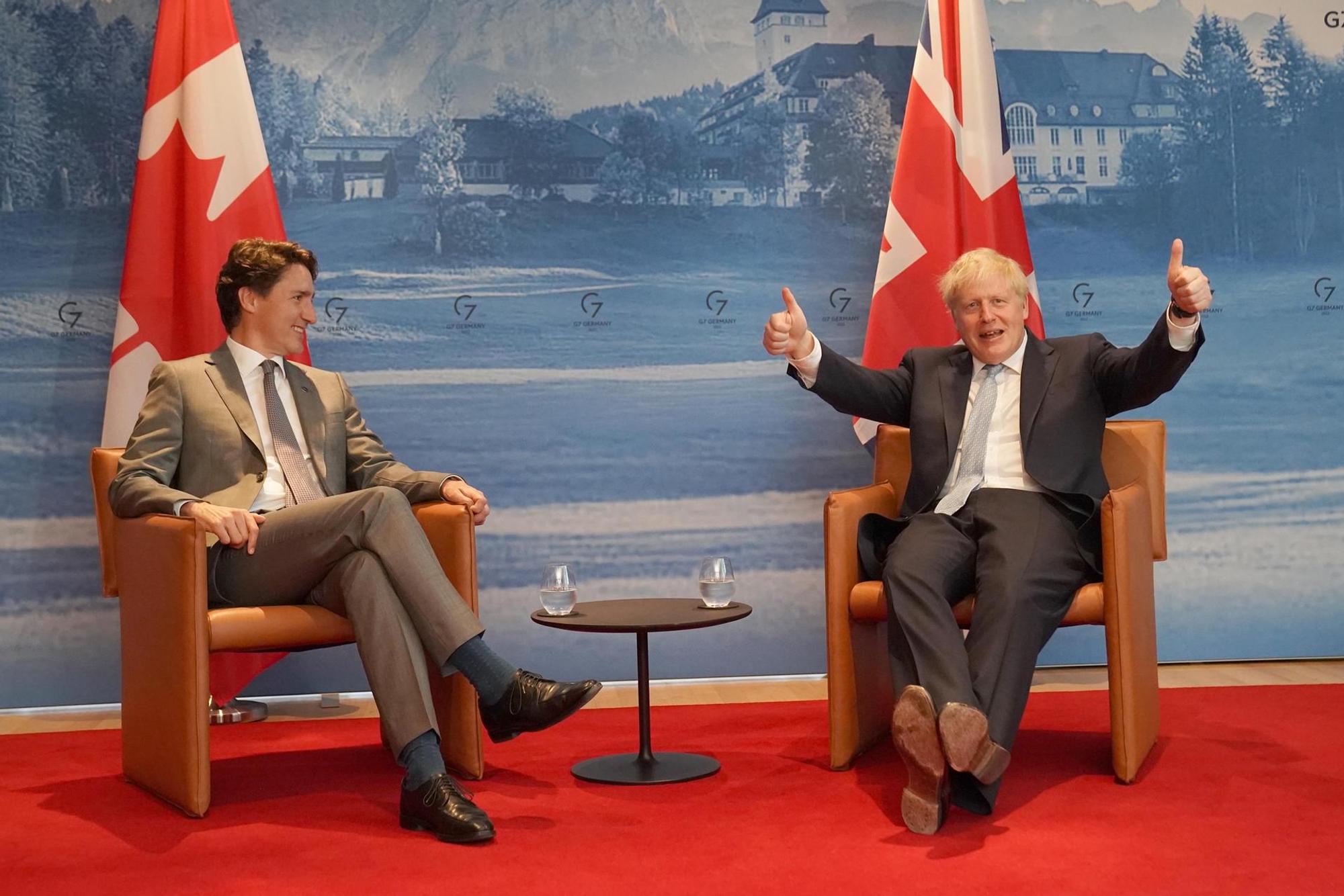 johnson trudeau