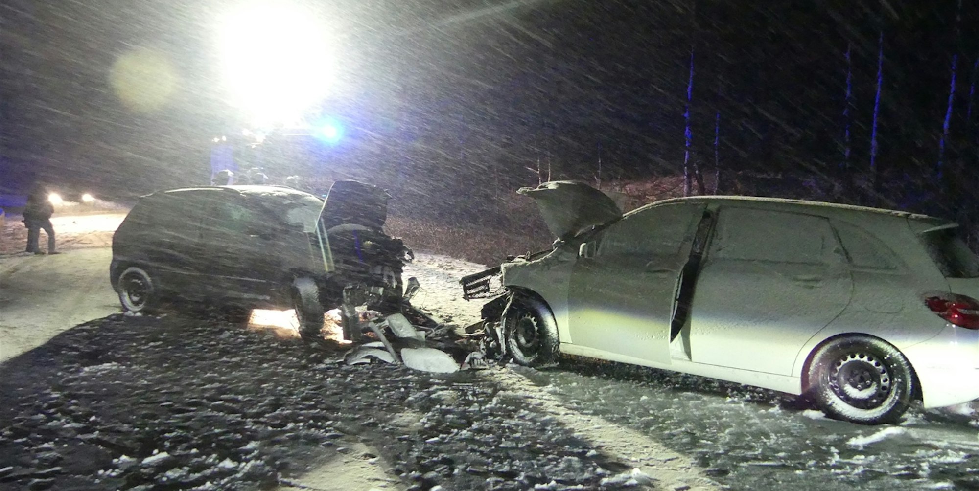 Unfall Polizei Winter