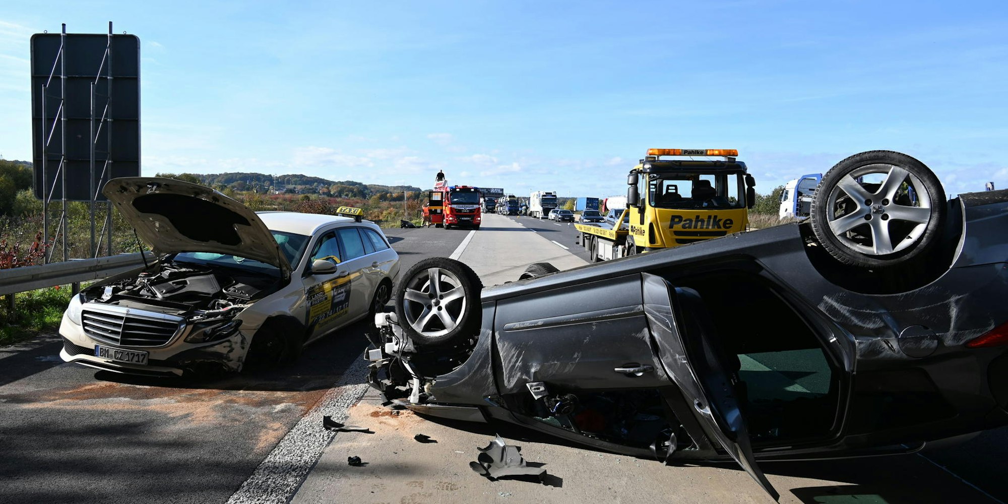 UnfallFrechenüberschlagen