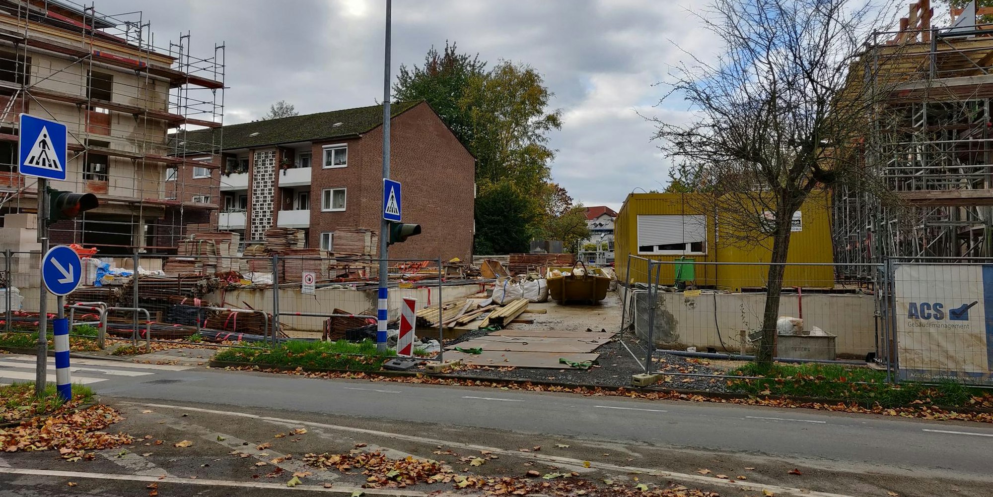 Rathausplatz Rampenbau