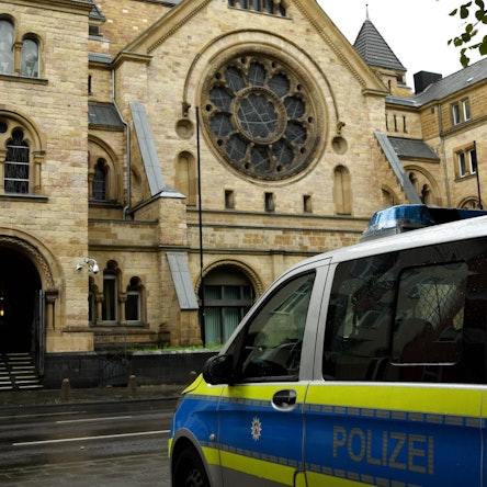Synagoge Polizei