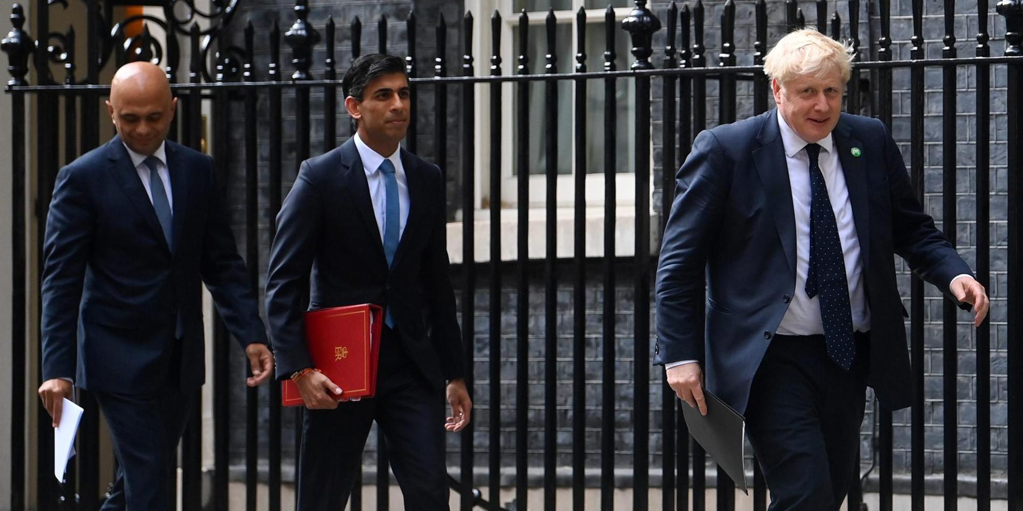Johnson Javid Sunak dpa