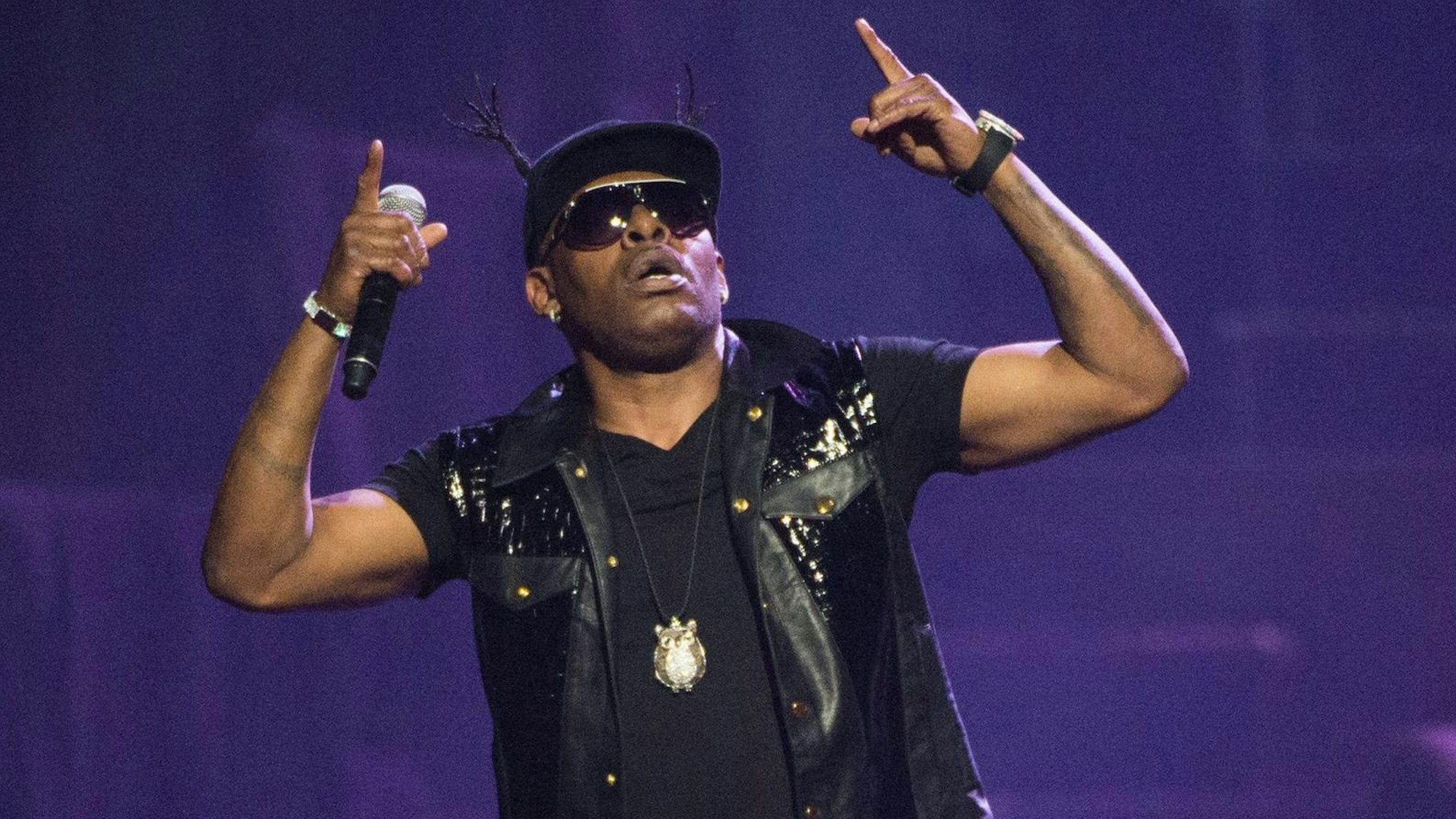 Coolio auf der Bühne.