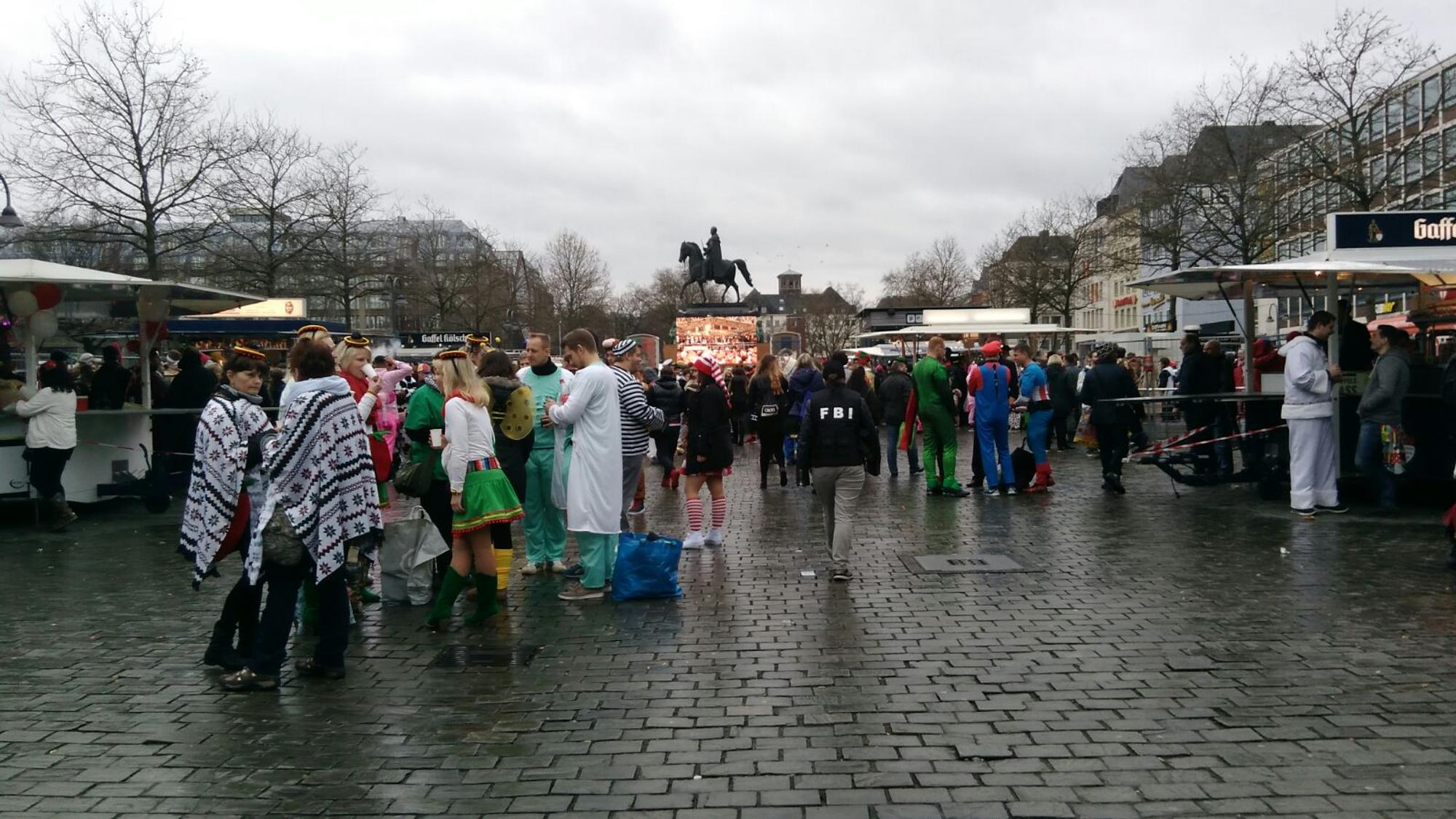 Heumarkt nicht voll