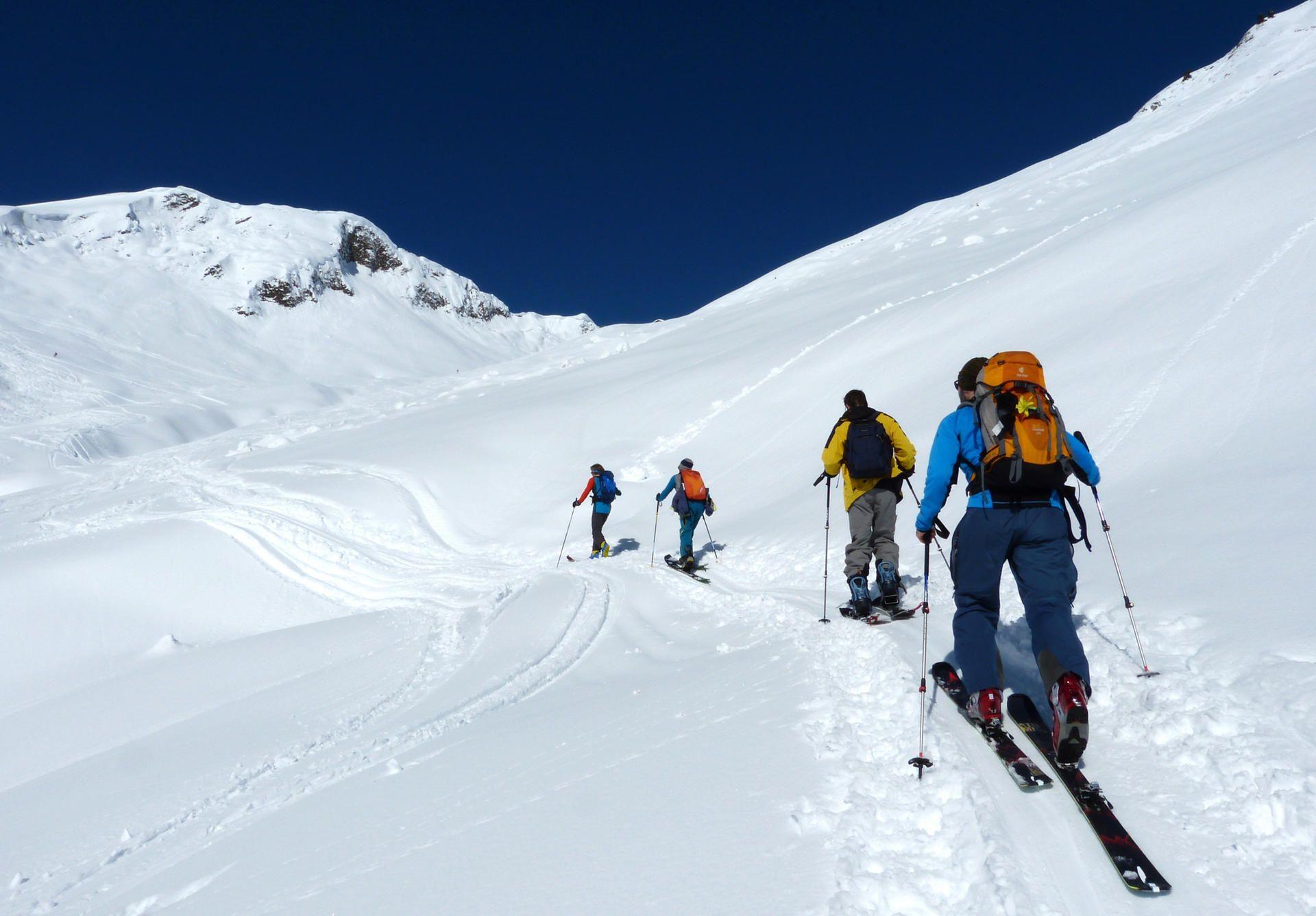 Alpen Skitour Symbolbild