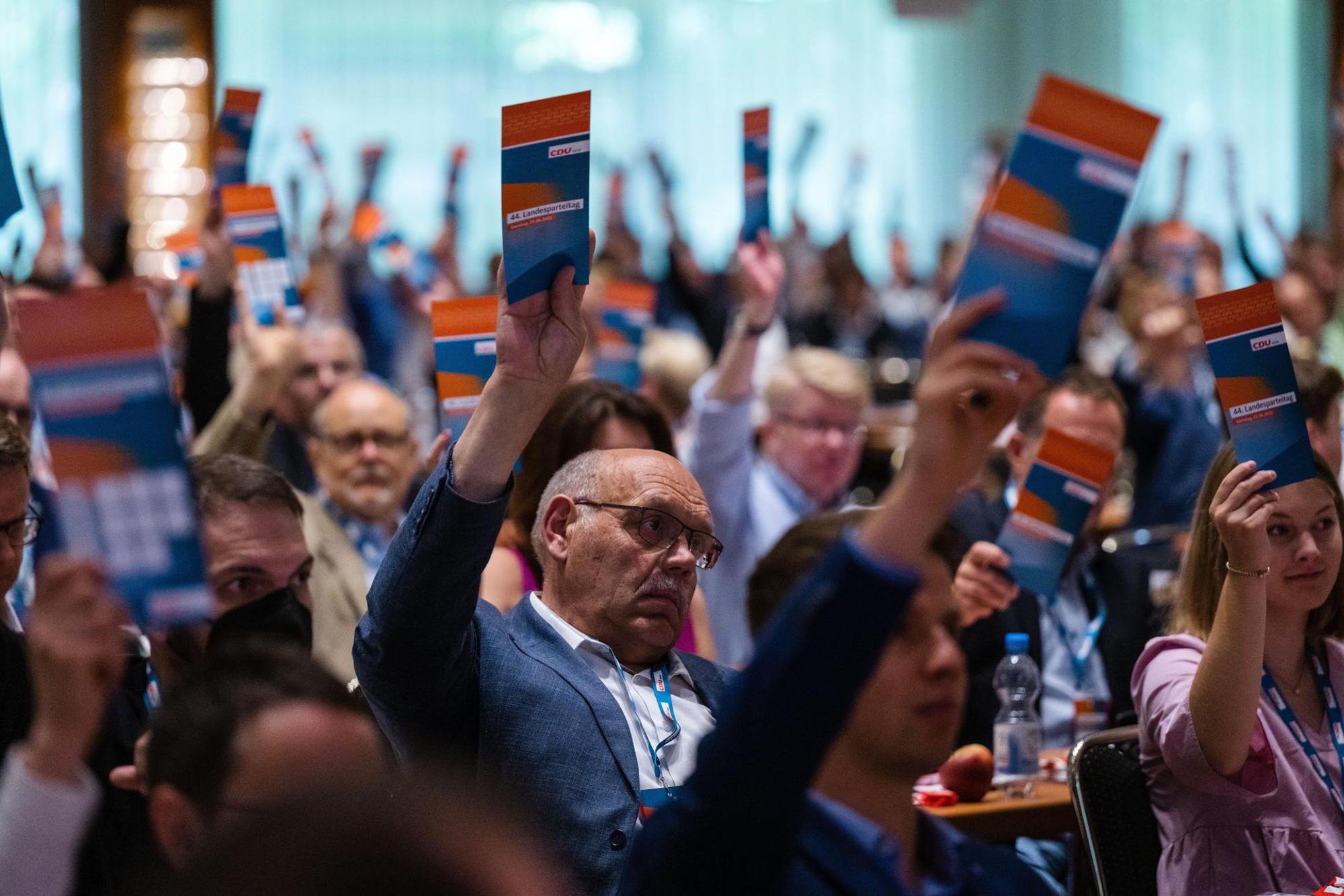 Abstimmung CDU Parteitag 250622