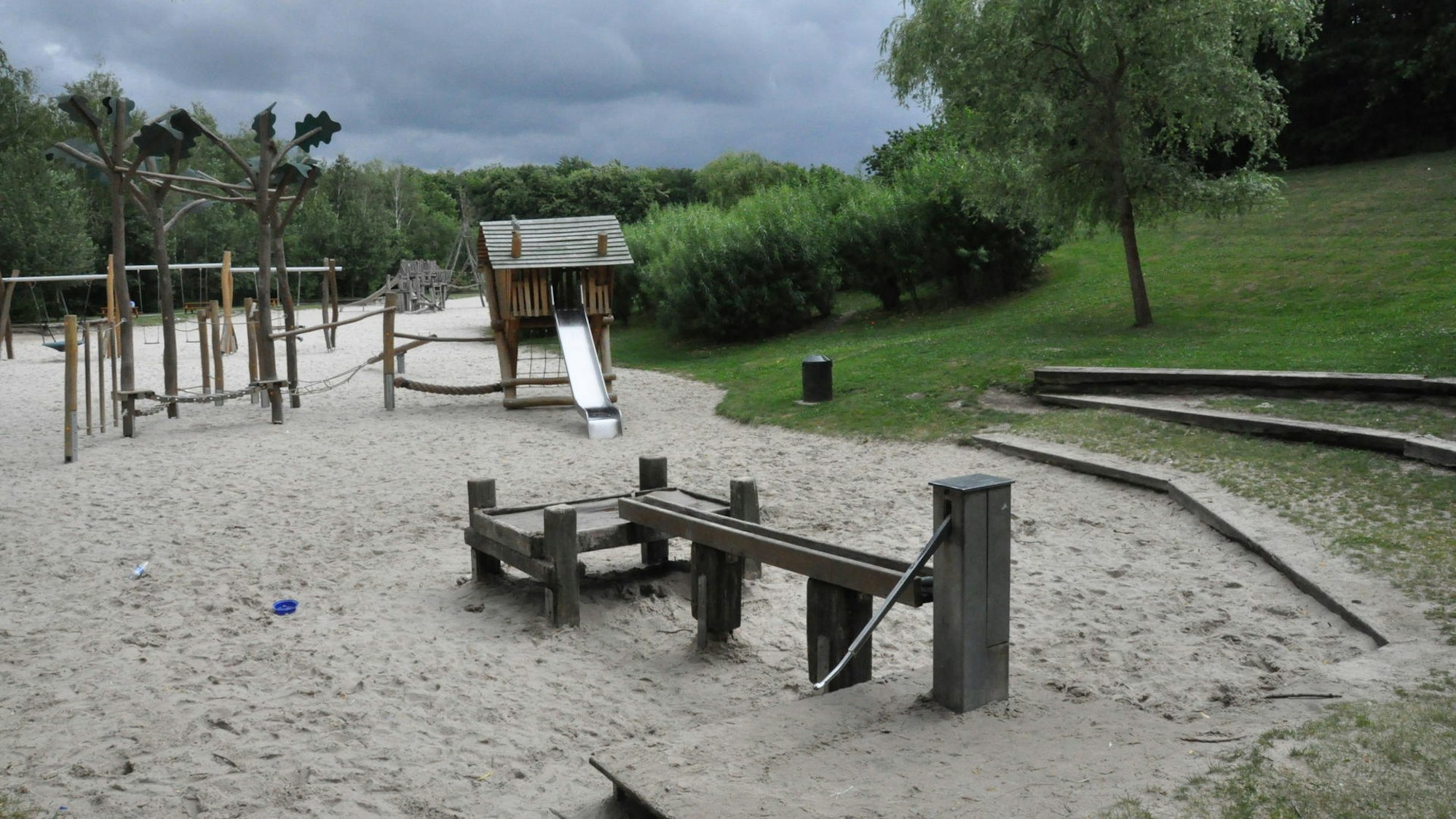Der Spielplatz am Gut Leidenhausen.