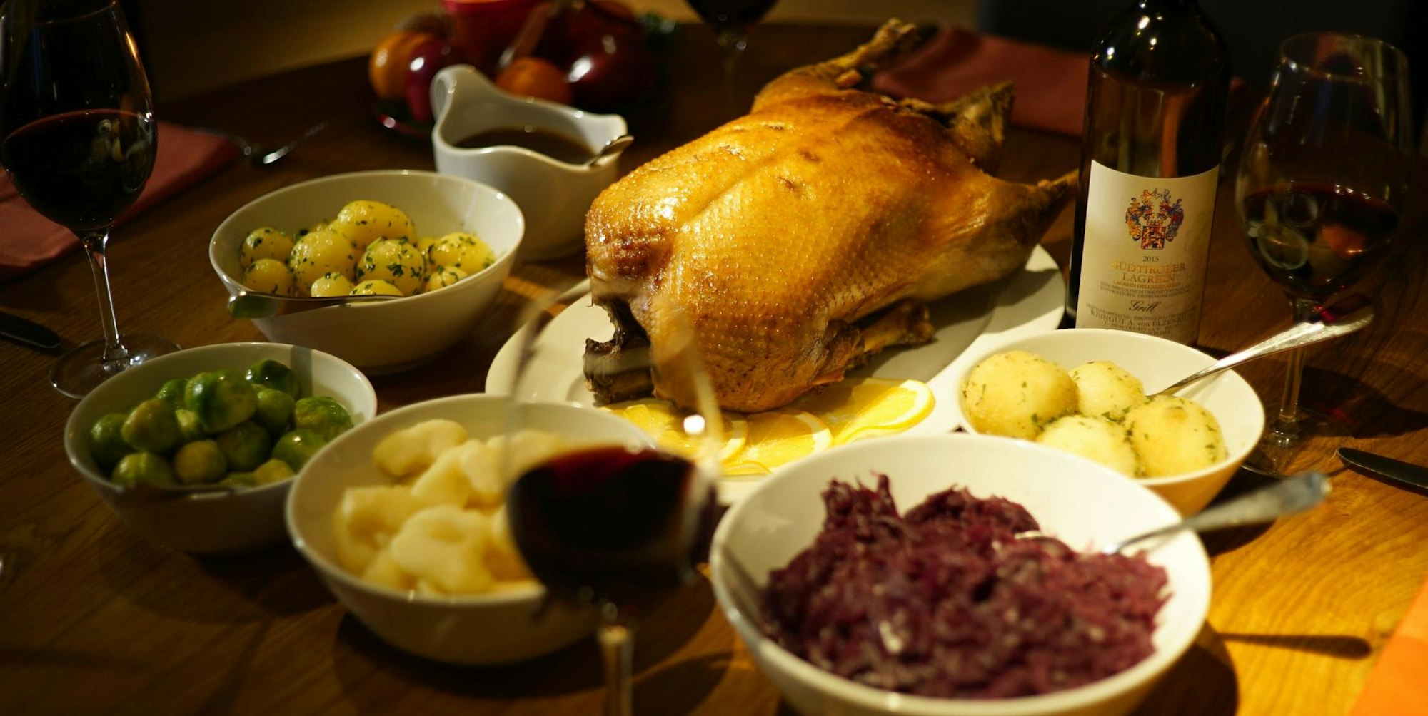 Weihnachtsgans Symbolbild