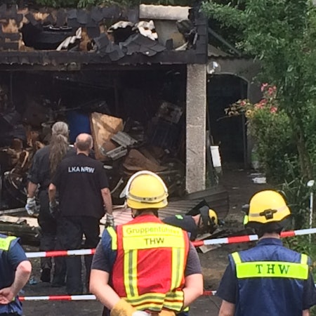 Hennef Feuerwehrleute Munition