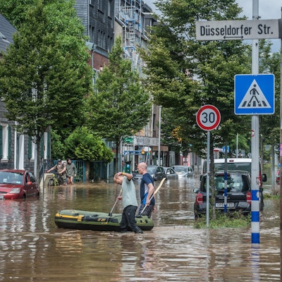 Hochwasser in Opladen